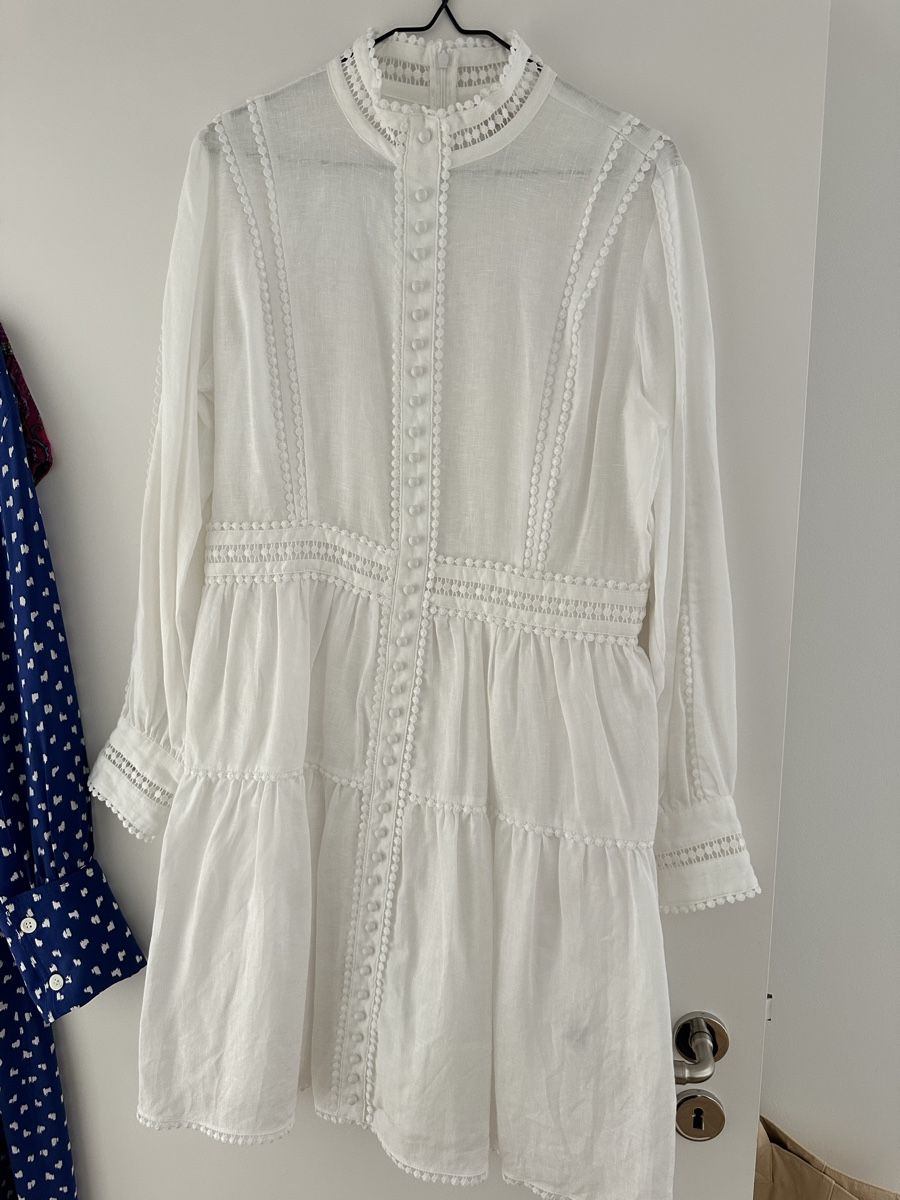 Vestiti: Kleid Leinen 40-42 neu – Nuovo (secondo la descrizione) da Rüschlikon venduto da Lusanna