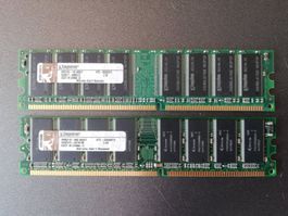1 GB Kingston DDR 333MHz 2700U RAM Kit