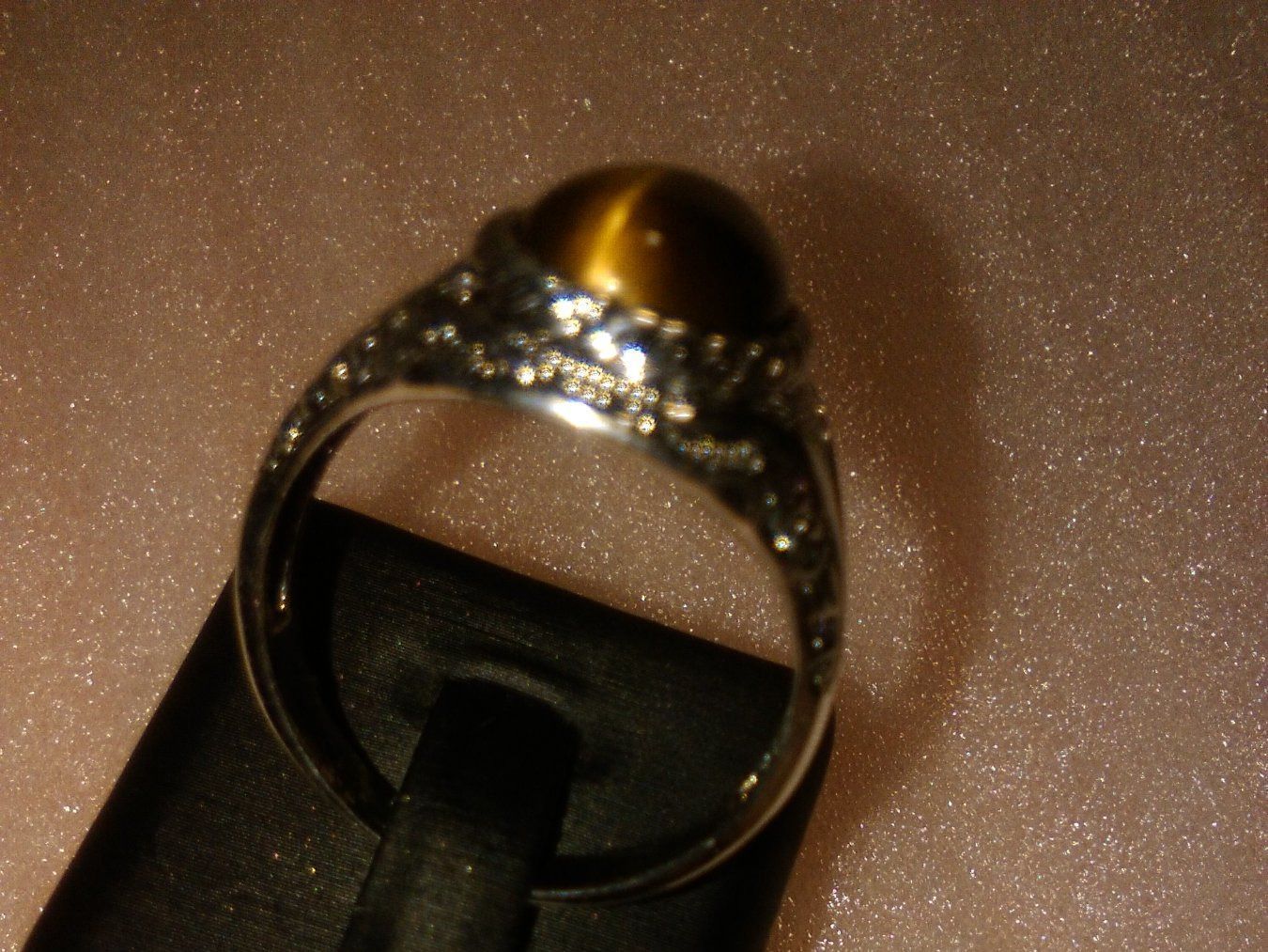 Anelli: ring modeschmuck mit echt tiegeraugen – Nuovo (secondo la descrizione) da Basel venduto da bijoutrie_4 2