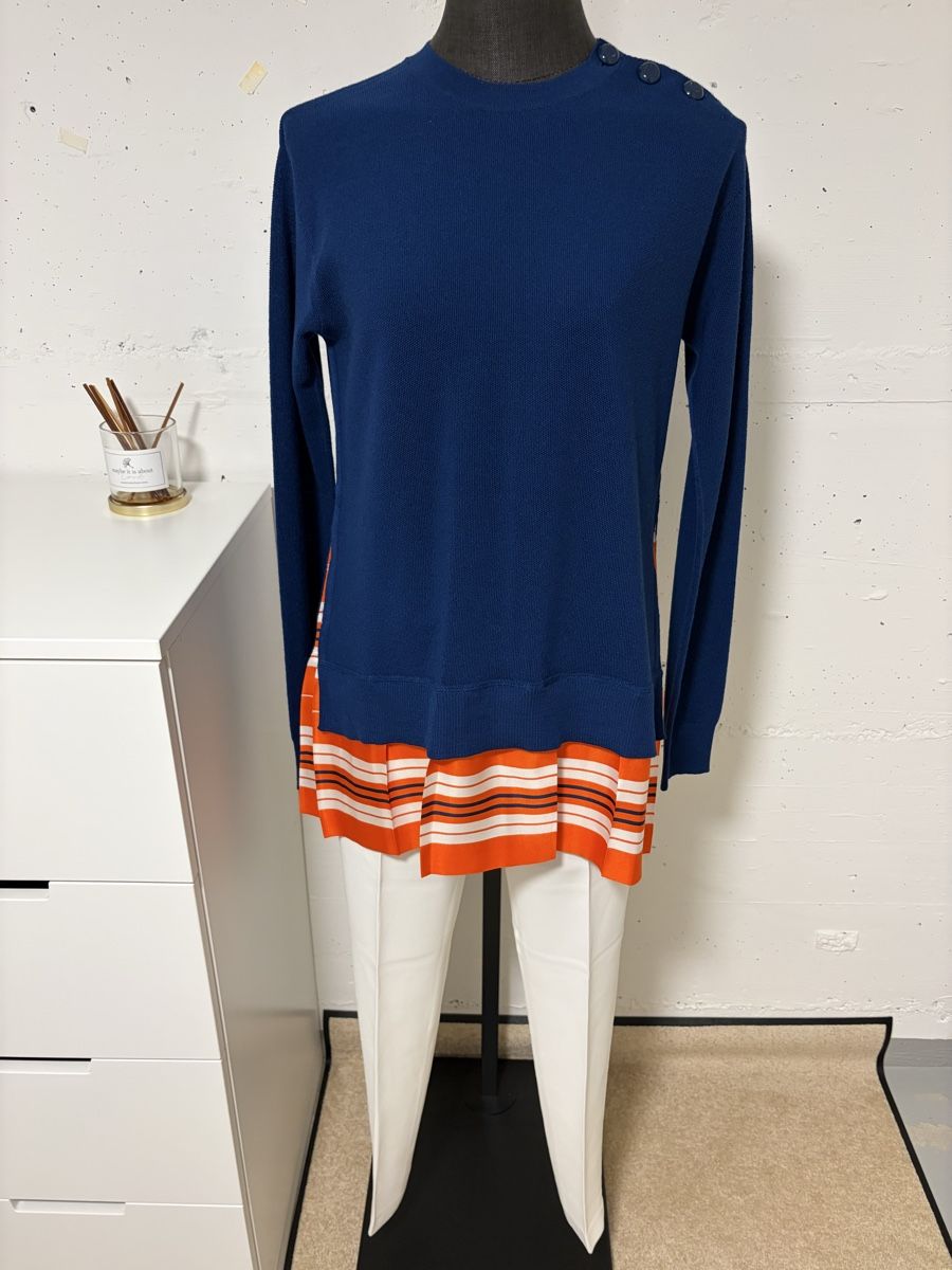 Louis Vuitton Maglioni & Felpe: Louis Vuitton Pullover Merino Wool Silk Blau Grösse S – Nuovo (secondo la descrizione) da Sarnen venduto da vik_jw5z 7