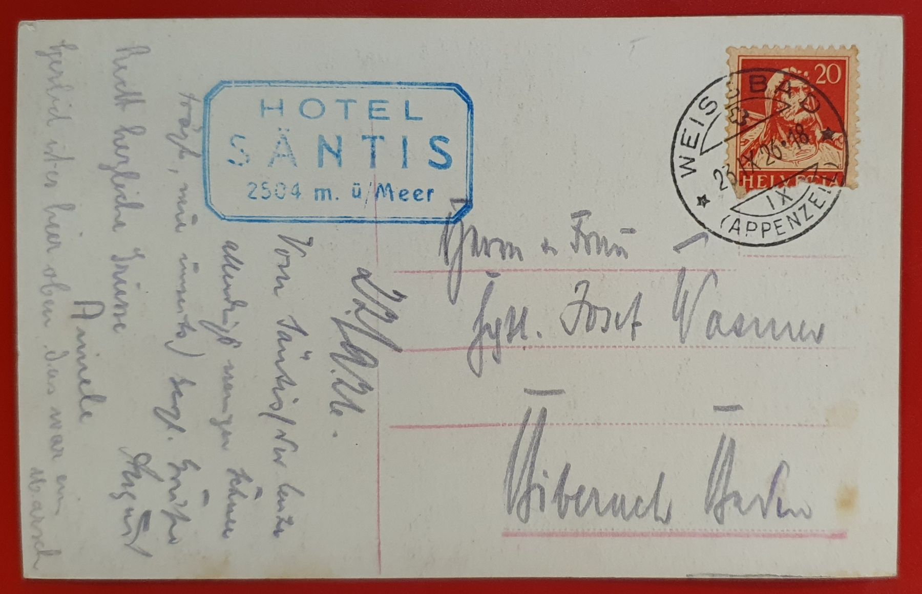Cartoline postali: Säntis Gipfel 1926 - im Winter – Usato da Kreuzlingen venduto da Rschweiz1 1