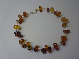 Kette Bernstein 750 Gold / ABMRA GRECO