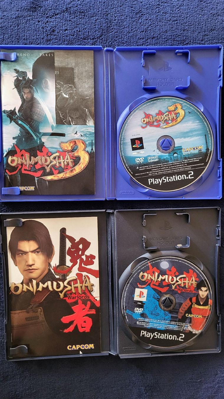Giochi: Onimusha / Playstation 2 Spiele set.2x Kompl. – Usato da Biel/Bienne venduto da Retrohr 1