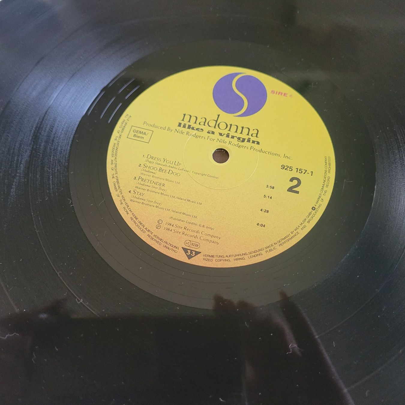 Dischi in vinile: LP Vinyle Madonna Like A Virgin – Usato da Reconvilier venduto da itzlittlerabbit 2