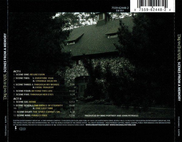 CD: CD/ DREAM THEATER : METROPOLIS PT2: SCENES FROM A MEMORY – Usato da Geuensee venduto da Dougenegger 1