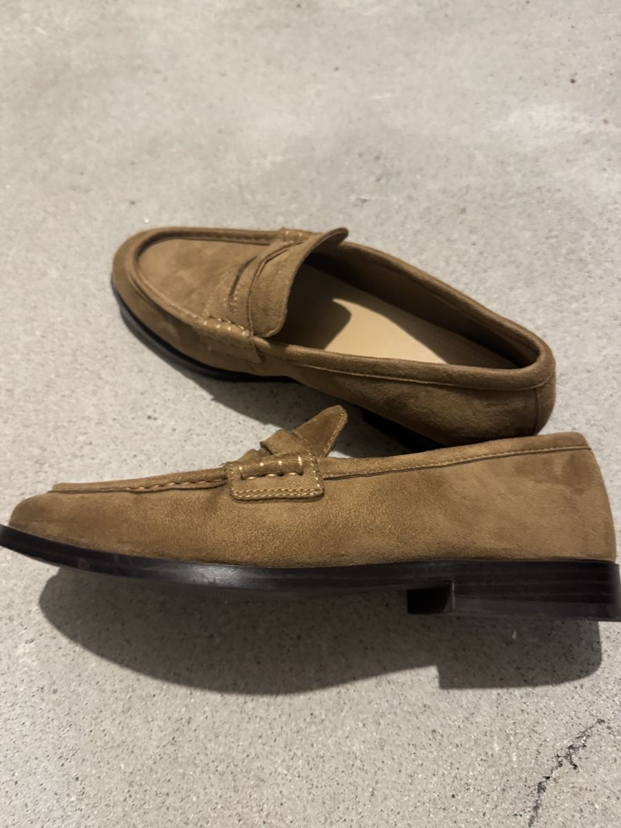 Scarpe da donna: Loafers in Wildlederoptik in hellbraun – Nuovo e nell'imballaggio originale da Rümlang venduto da G_Rohrer 1