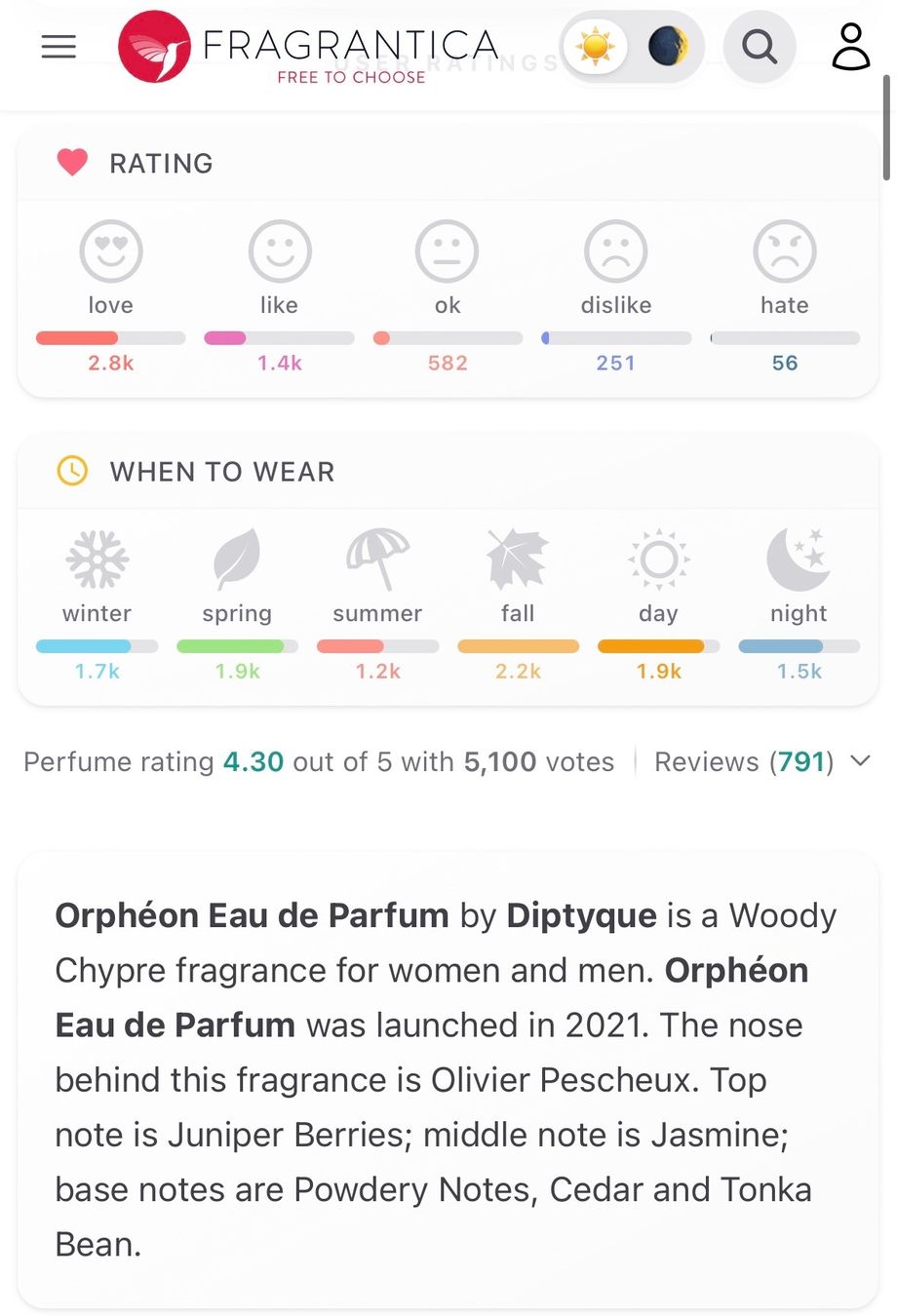 Diptyque Profumi & Eau de Toilette: Diptyque Orphéon EDP Duftprobe 2ML – Usato da Zürich venduto da deruja 4