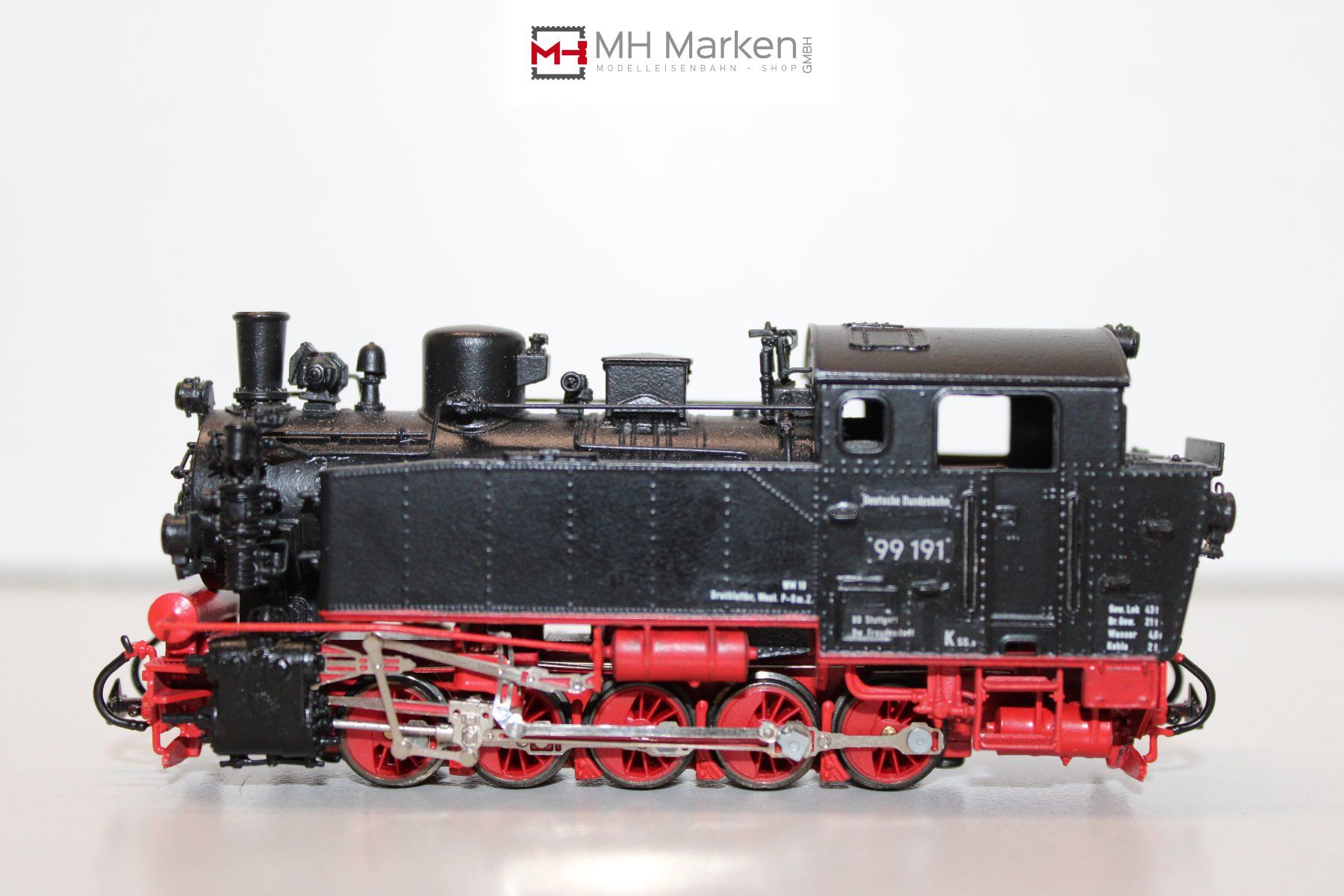 Bemo Modellini di ferrovie: Bemo 1206 863 DR Dampflok 99 191 DC H0m Metallmodell – Usato da Basel venduto da mhmarken