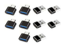 5x USB-A f. to USB-C m. & 5x USB-C m. to USB-A f. Adapter