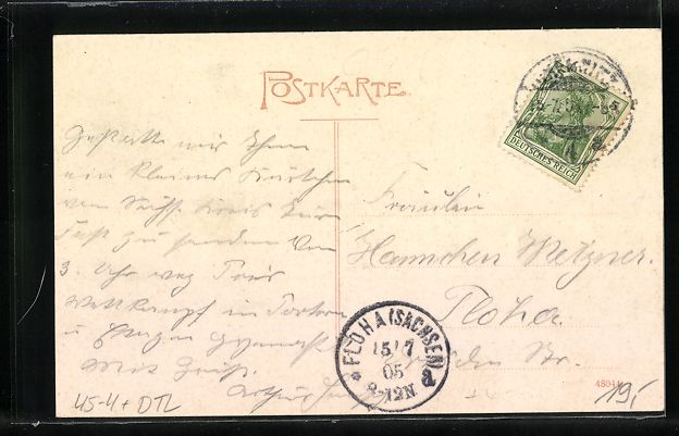 Ansichtskarten: Chemnitz, 3. sächs. Kreisturnfest 1905, – Gebraucht aus Berlin von bartko-reher 1