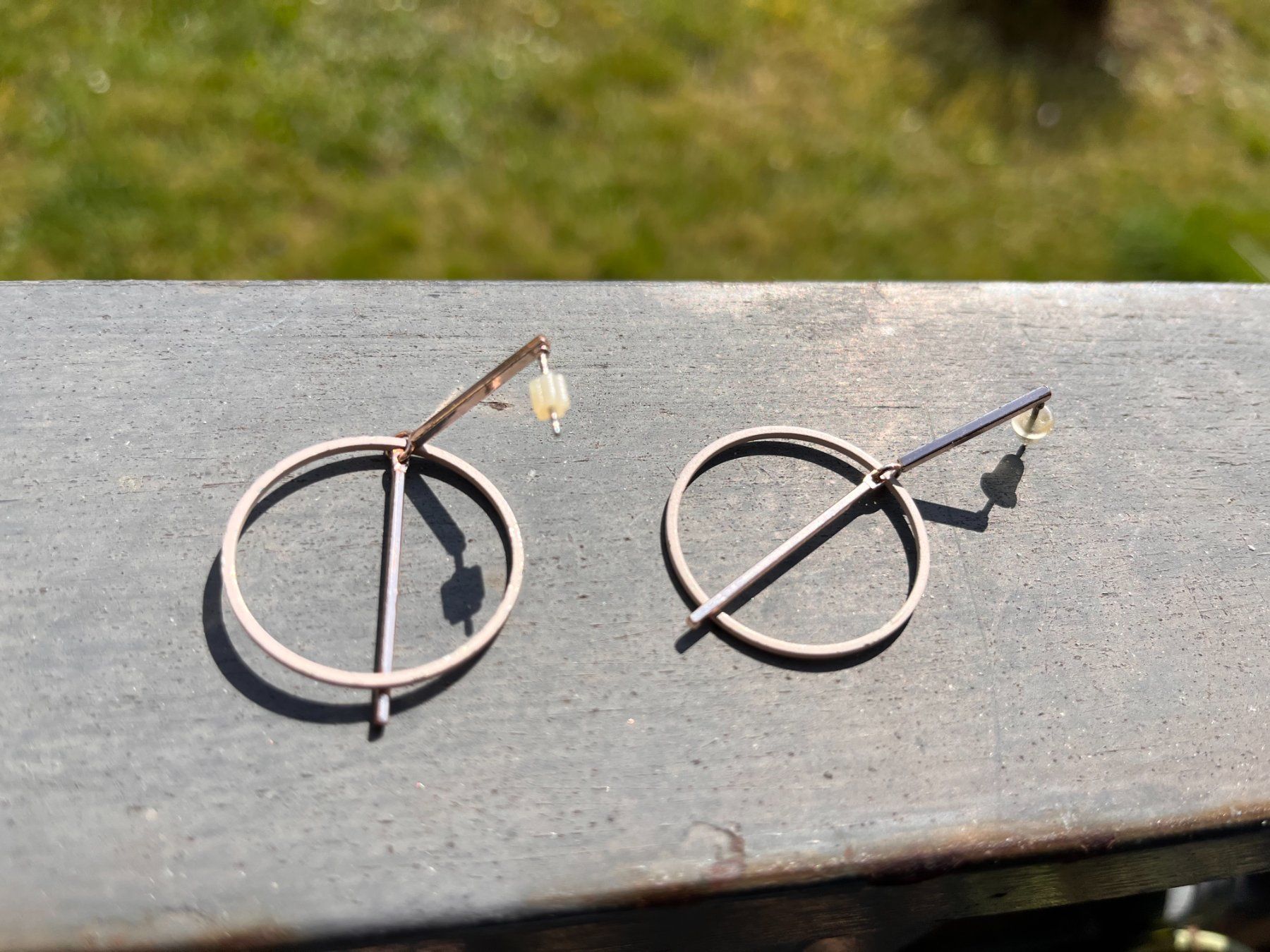 Boucles d'oreille: Statement Ohrstecker, Metall, Modeschmuck – D'occasion à Gattikon par kaandooh 2
