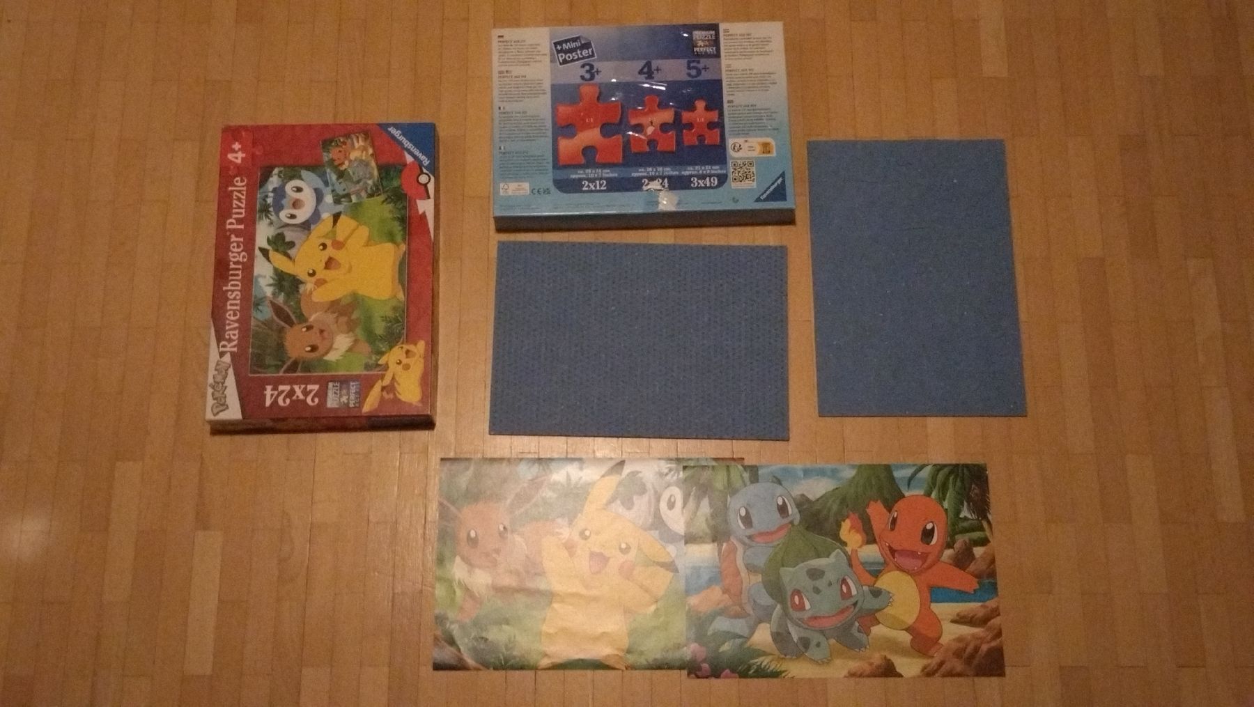 Ravensburger Puzzle: Puzzle Ravensburger Pokémon 2x24 TBE - – Usato da Farvagny-le-Grand venduto da LaCaverne