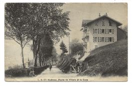 Huémoz commune d' Ollon VD route de Villars et la Cure 1916