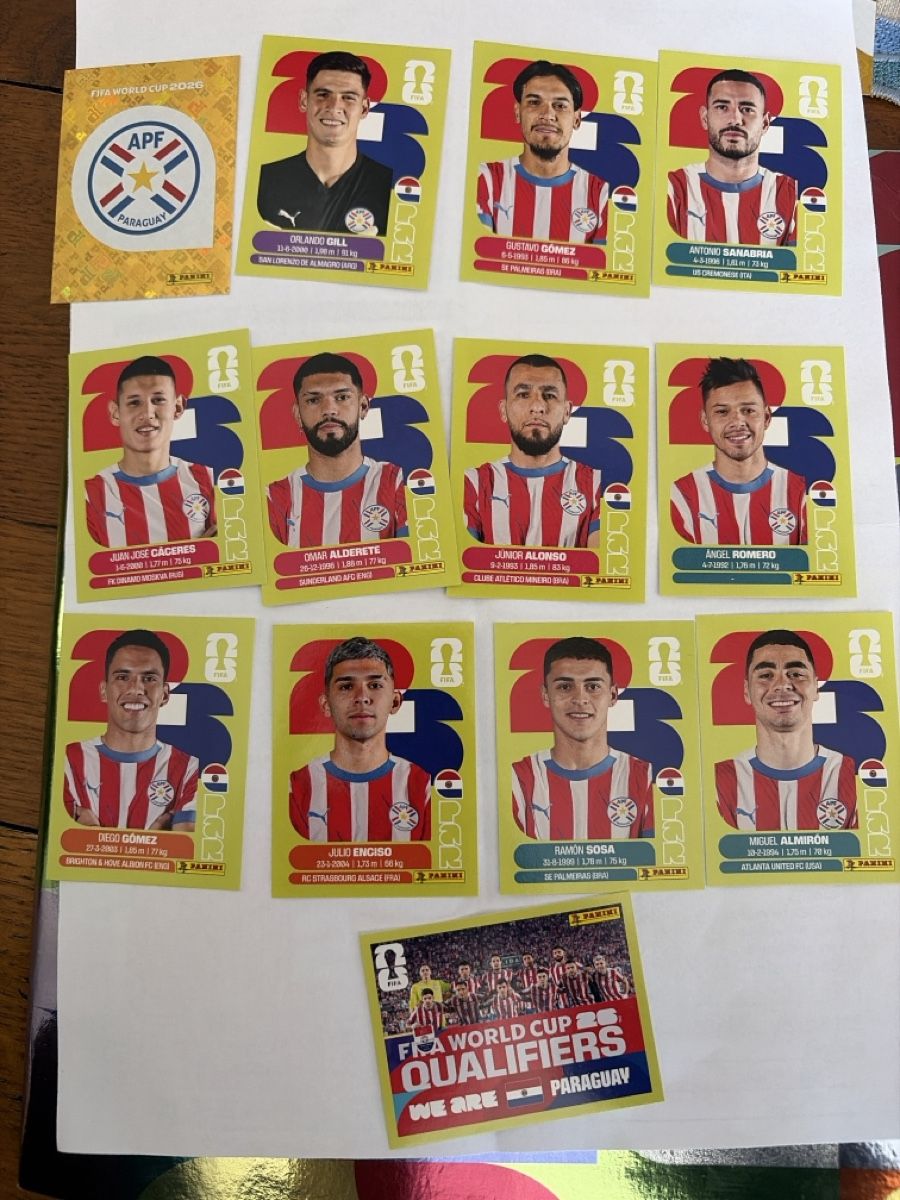 Panini Carte collezionabili: Panini 2026 lot de carte PAR – Nuovo (secondo la descrizione) da Pensier venduto da swerrmich