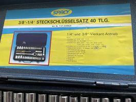 SPACY Steckschluesselsatz 40 tlg. - Top Zustand!
