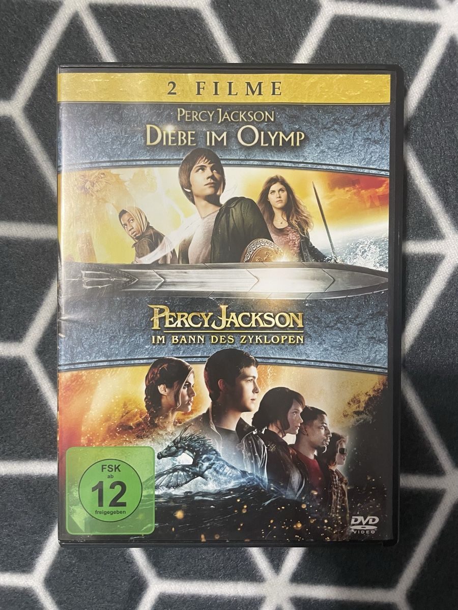 Tutti i DVDs: Percy Jackson 1&2 - Diebe im Olymp + Zyklopen DVD – Usato da Rheineck venduto da cha_p9qy