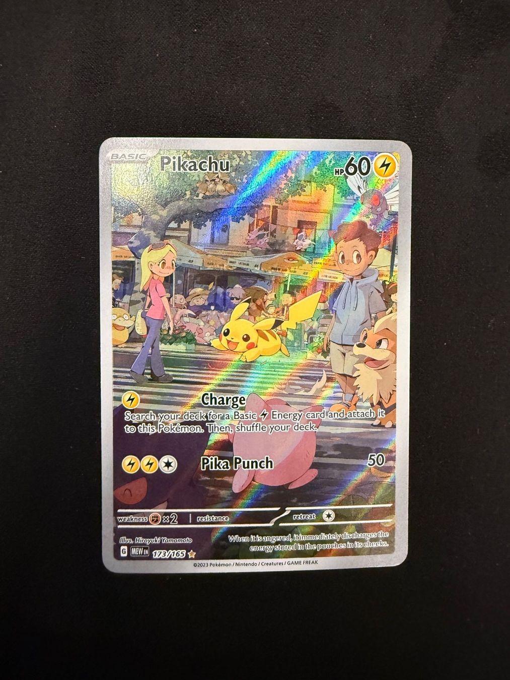 Pokémon Carte collezionabili: Pokemon Pikachu 173/165 AR EN 151 – Usato da Buchs SG venduto da Rheintalseller
