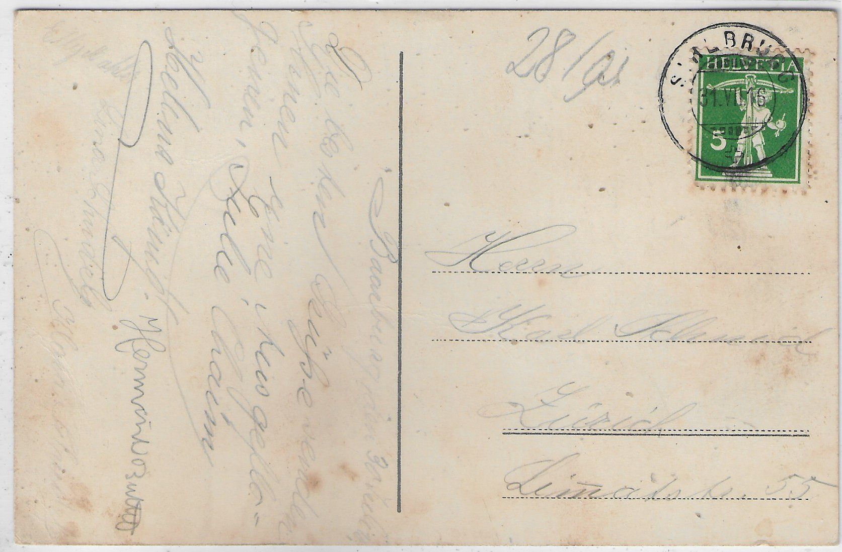 Cartoline postali: Kinder-Asyl - Walterswil - Litho – Usato da Ettingen venduto da Kartenplanet 1