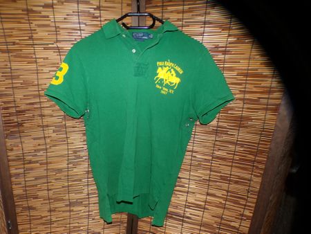 Polo Ralph Lauren green & yellow polo ˚˖𓍢ִ໋❀