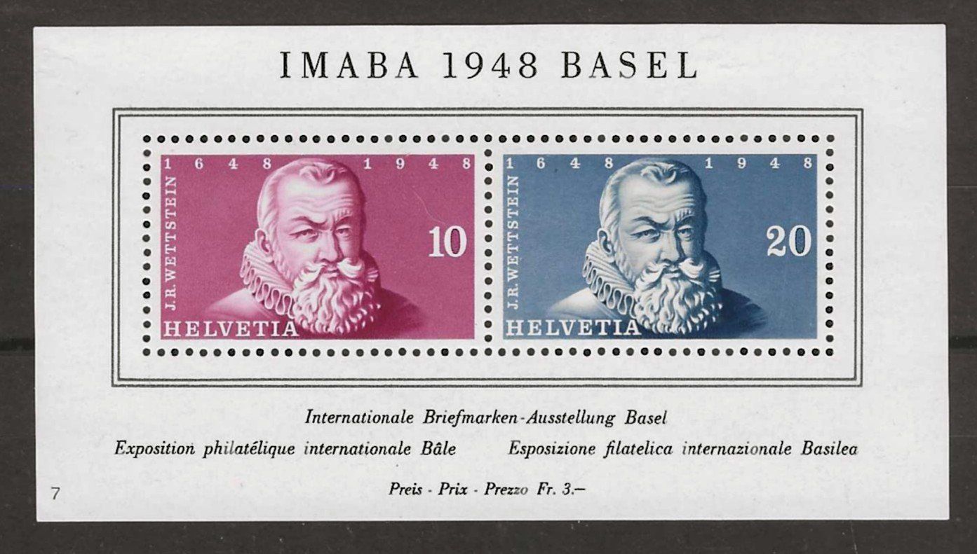 Alle Briefmarken: 1948 : Imaba Block W31 - postfrisch ** – Neu (gemäss Beschreibung) aus Gümligen von Geniusbuy