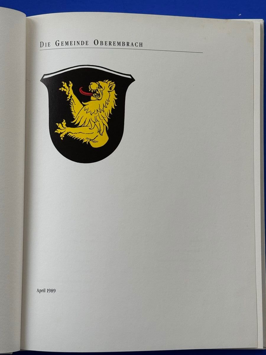 Libri: Die Gemeinde Oberembrach – Usato da Adliswil venduto da buch_und_kunst 1