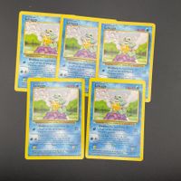 Pokémon 5x Schiggy 63/102 Base Set DE Ab 1 -.