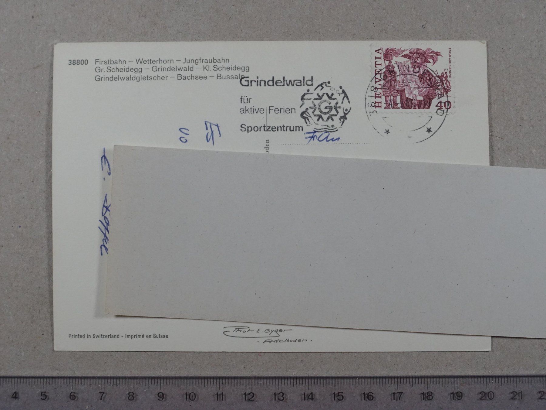 Ansichtskarten: Grindelwald – Gebraucht aus Lenzburg von fh1 1