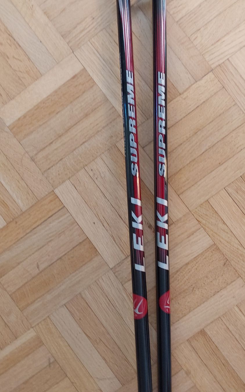 Leki Altri accessori: 1 Paar Walkingstöcke Leki Supreme – Usato da Köniz venduto da scopello12 3