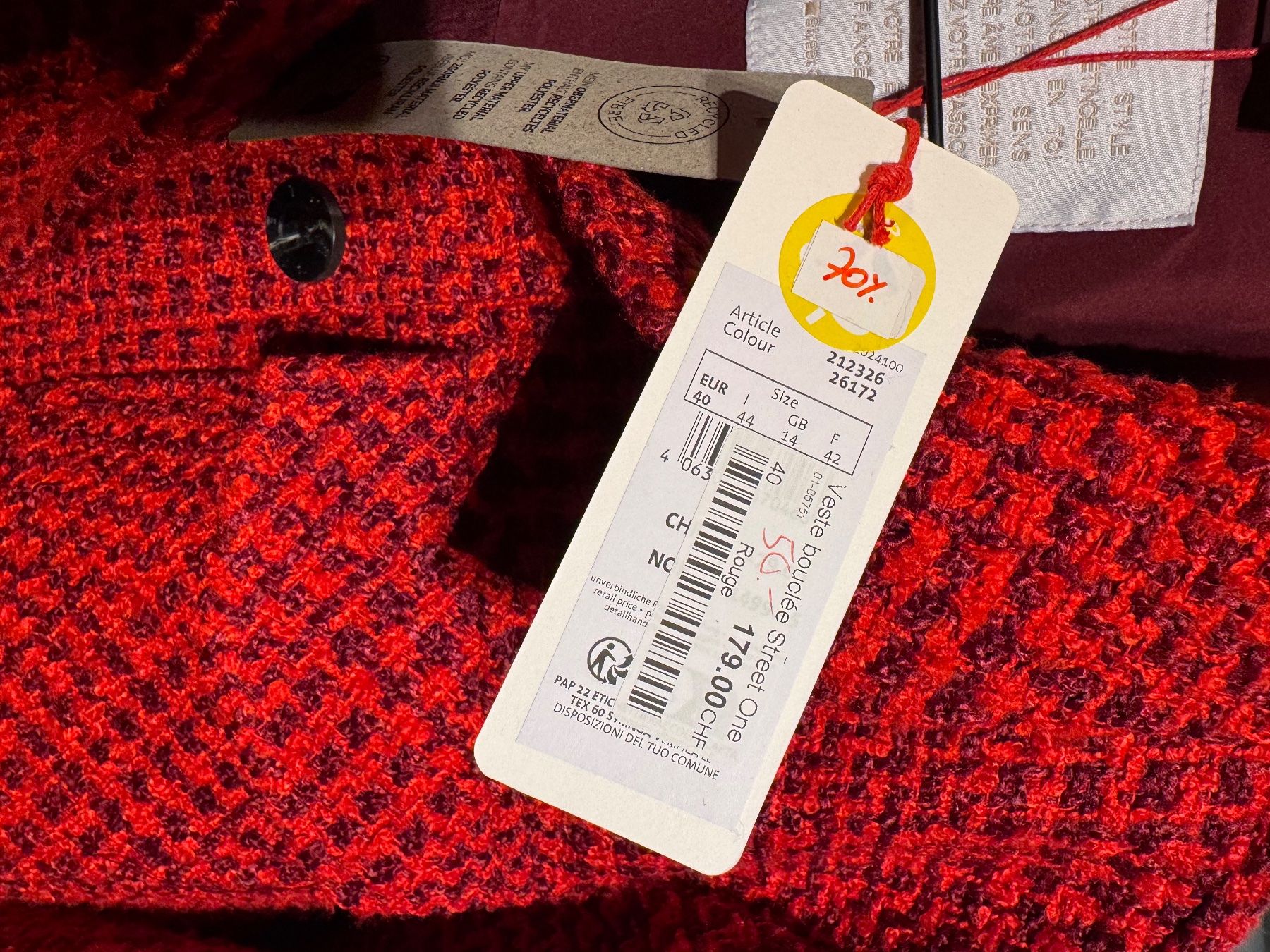 Giacche: Street One Veste Rouge – Nuovo e nell'imballaggio originale da Vuisternens-Romont venduto da gol_xp6p 2