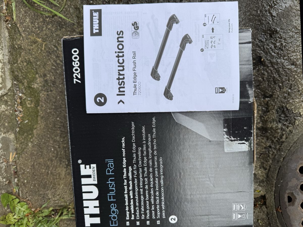 Thule Portapacchi: Thule Kit Wingbar Edge black System 720600 – Nuovo (secondo la descrizione) da Ossingen venduto da fiibo_ 1