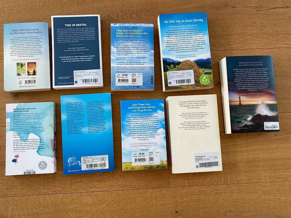Livres: Romane - 9 Bücher – D'occasion à Unterterzen par bac_287t 1