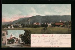 Hausen a. A., Ortsansicht, Strassenparti