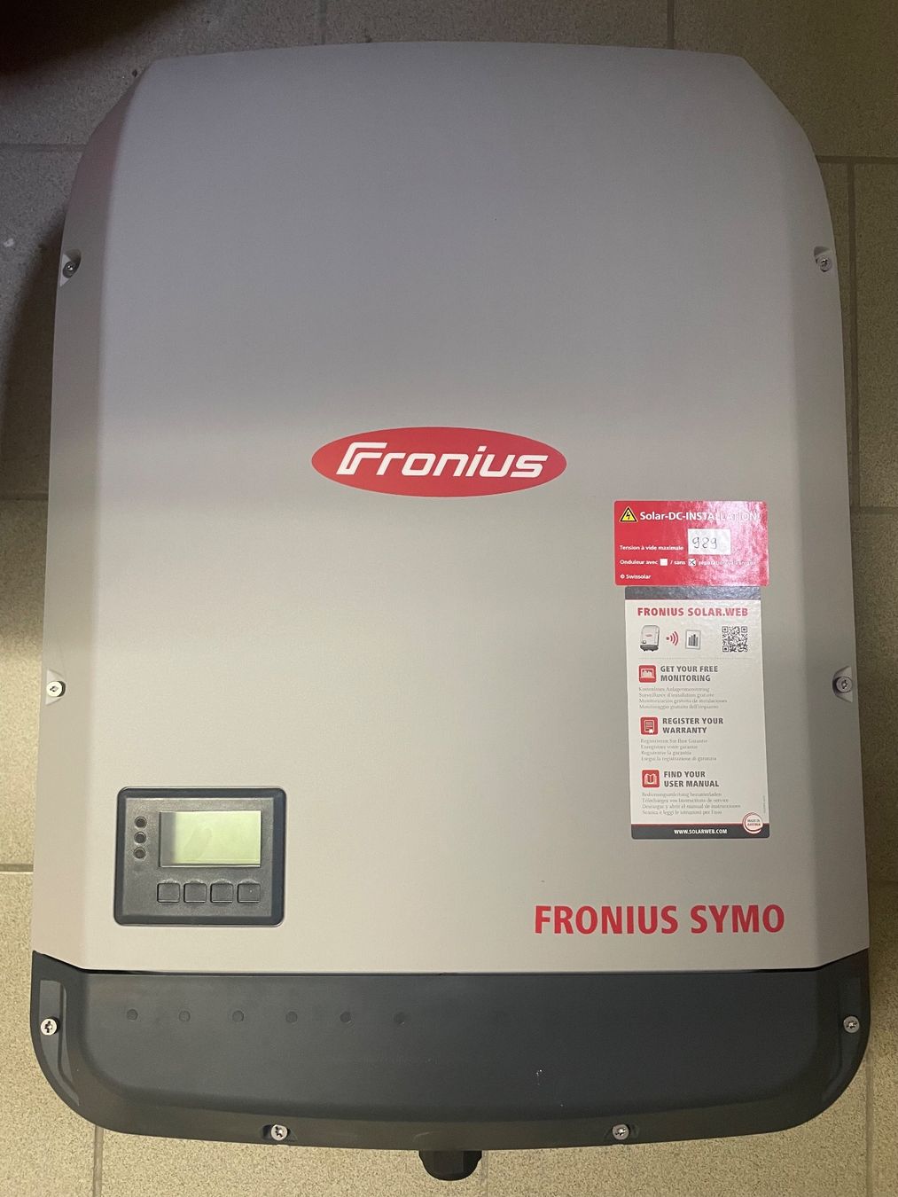 Fronius Inverter: Fronius Symo 15.0-3-M – Usato da Les Hauts-Geneveys venduto da dpittier
