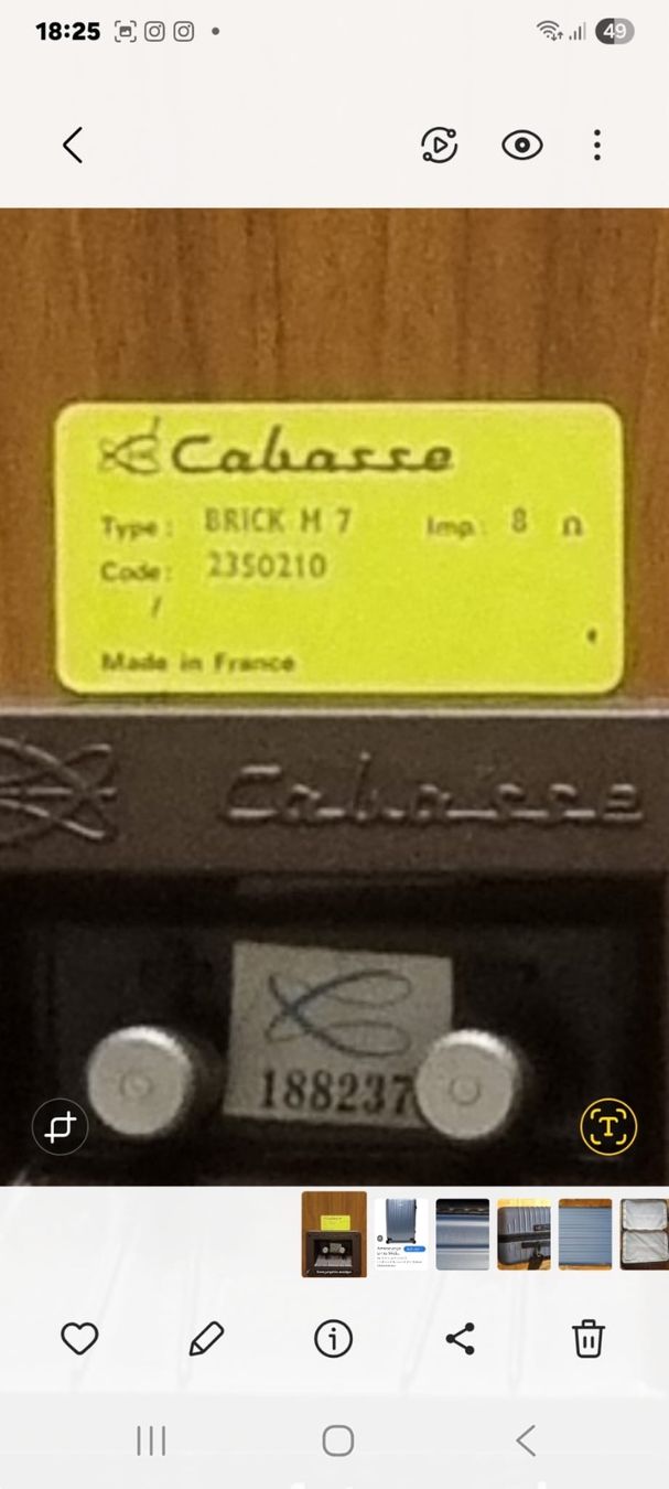 Cabasse Casse acustiche: Cabasse Brick M7 HiFi Lautsprecher Holz – Usato da Oberengstringen venduto da George0070 6