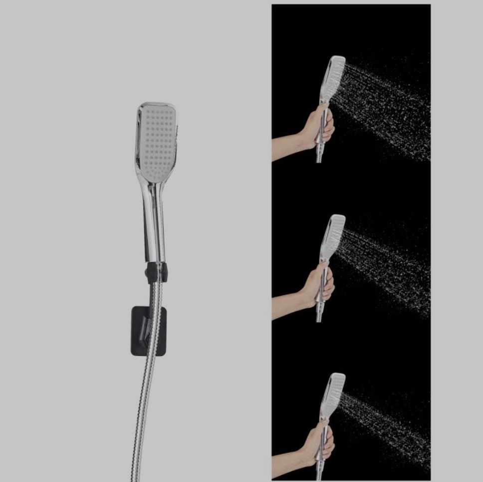 Duschen: Solardusche 60L mit Handbrause und Themometer schwarz/silber – Neu (gemäss Beschreibung) aus Nebikon von warendiscount 3