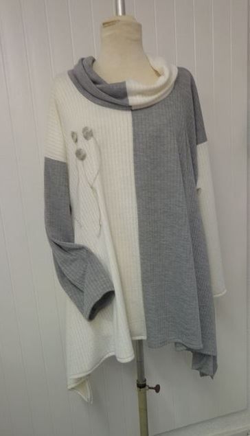 Tuniche: Pull 2 tons FantaisieJersey UNIQUE 48-52 – Nuovo e nell'imballaggio originale da St-Imier venduto da goodber 2