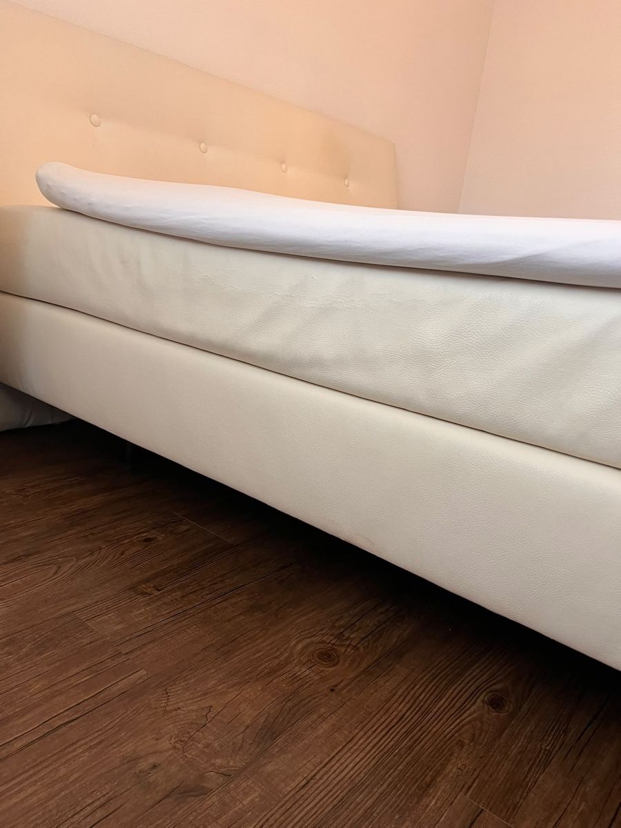 Betten: Boxspringbett Leder – Gebraucht aus Gachnang von Cinzii 3