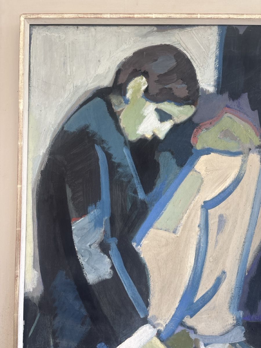 Gemälde: Ölgemälde "Junge" von Schlageter, 1953 – Gebraucht aus Sommeri von Plutus09 4
