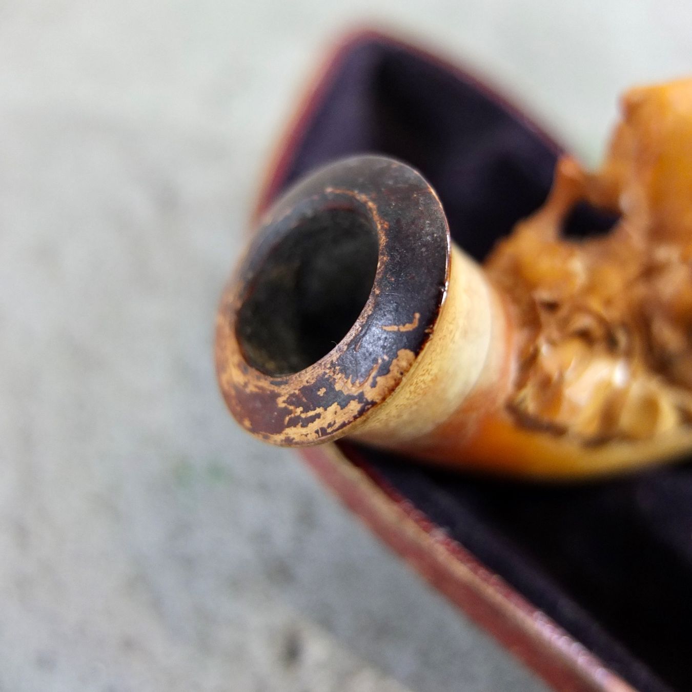 Pipe & Accessori: Antike Meerschaumpfeife mit Hirsch-Schnitzerei – Usato da Basel venduto da Brocki-auf-dem-Wolf 8