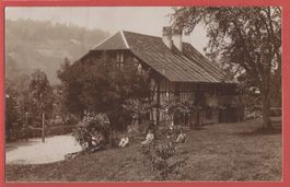 Bütschel bei Kandersteg - Riegelhaus - Fotokarte 1908