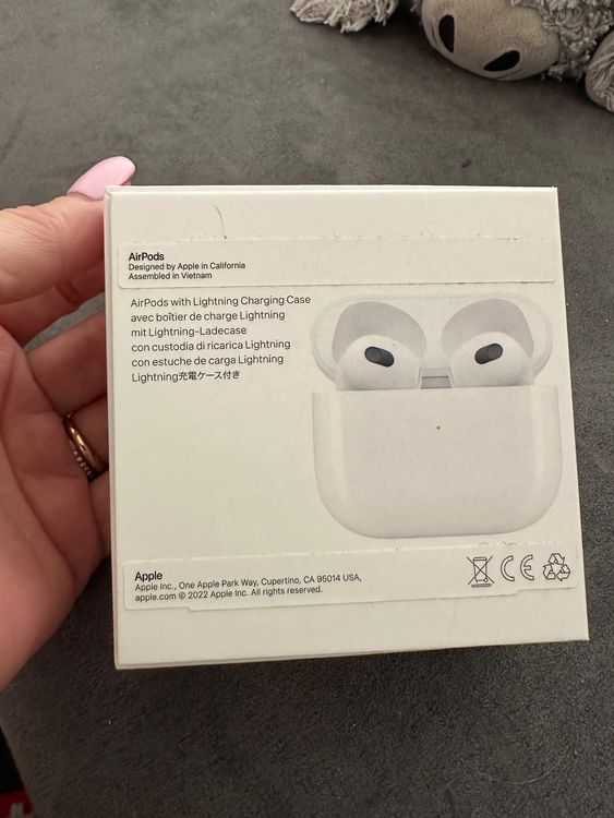 Coque AirPods 3ème Génération Apple - TPU Blanc - Neuve Sous Blister