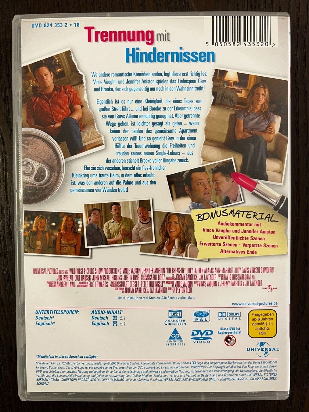 Tutti i DVDs: Trennung mit Hindernissen – Usato da Zürich venduto da FilmFreunde 1