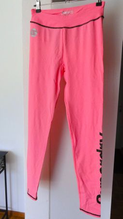 Superdry Sport-Leggins, neonpink, Gr. S-M