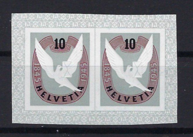 Alle Briefmarken: 1945 Basler Block ausschnitt postfrisch – Gebraucht aus Lunden von Animus999