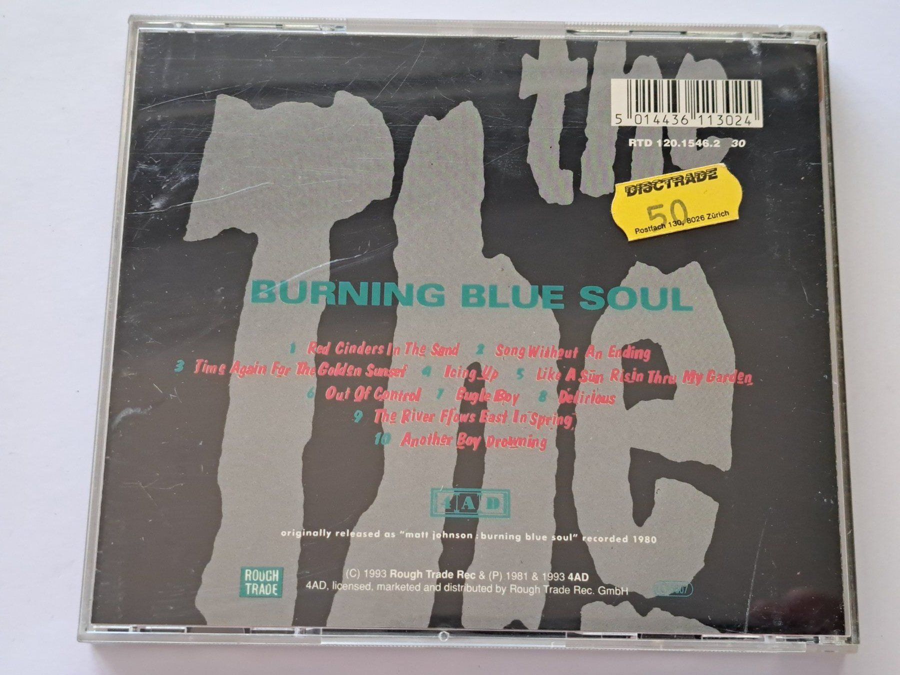 CDs: CD The The - Burning Blue Soul  – D'occasion à Pully par bro_n52j 1