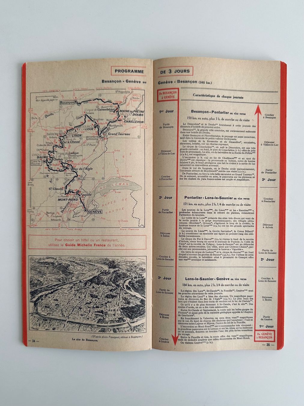 Libri: Jura 1952-53: Guide Vert Michelin – Usato da Zürich venduto da arn___ 3