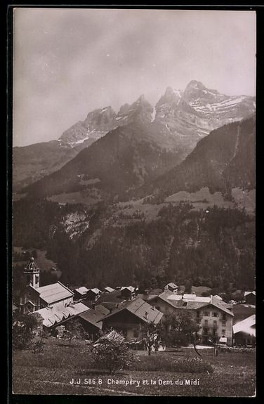 Cartes postales: AK Champéry, la dent du midi – D'occasion à Berlin par bartko-reher