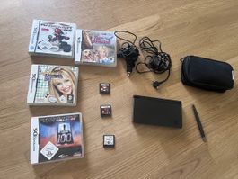 Nintendo DS XL  mit 7 Spiele und 2 Ladegeräte