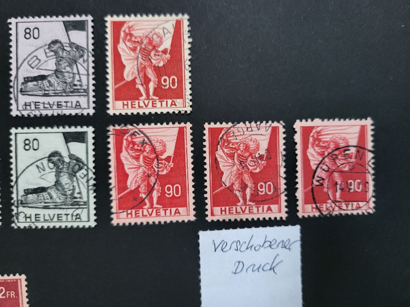 Tutti i francobolli: 1941/1958-59 - Historische Bilder mit Abarten – Usato da stäfa venduto da brandy66 1