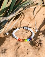 7 Chakren Howlith Armband